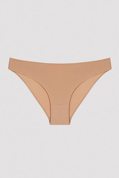 Penti Einfache Slip-Höschen aus Baumwolle in Beige