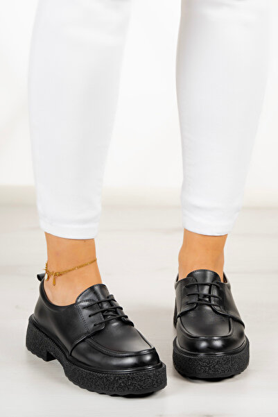 Erkan Saçmacı Ashley Чорні шкіряні мокасини