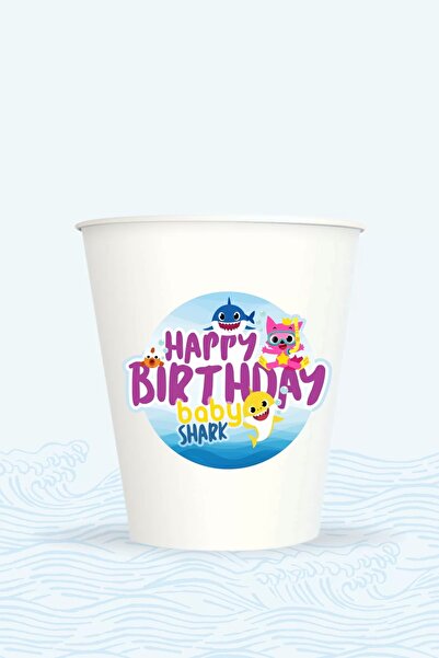 neşeli günlerim ملصق بتصميم بيبي شارك (ملصق) 20 قطعة * ورق لاصق