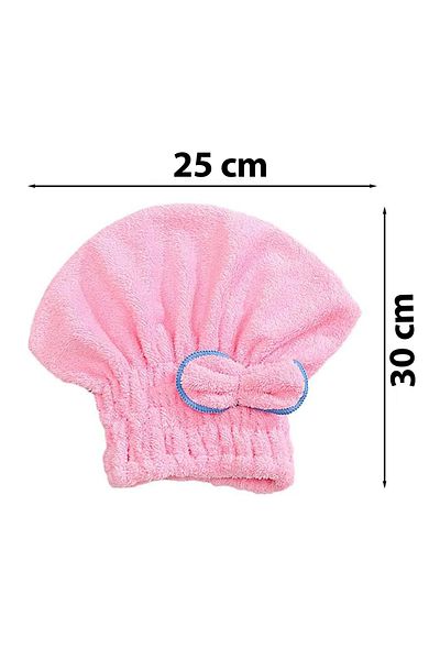 Beatitude Hair Drying Cap 1Pc Soft Quick Drying Head Towel Bonnet Style Drying