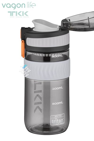 Vagonlife Tkk 550 ml Bpa Free and Tritan Water Bottle with Carrying Handle - Comfortable Drinking U Mouth Fftkk1016-550Ml