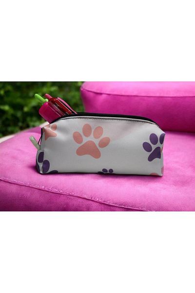 Nostaljik Lezzetler Pink Sweet Pen Holder - School and Makeup Bag