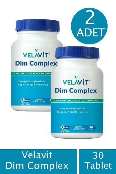 Velavit Dim Complex 30 Tablets - 2 Pcs Pack