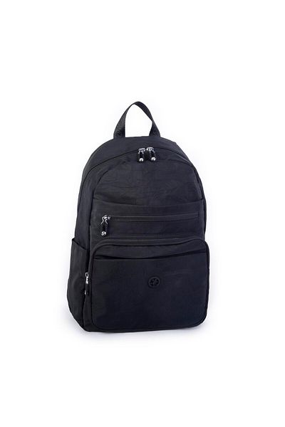 Nas Bag Black Unisex Large Size Waterproof Backpack - Multi-compartment