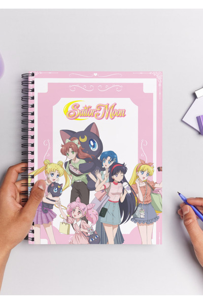 Home Sailor Moon Usagi Anime Spiral Notebook A5 (50 Sheets)