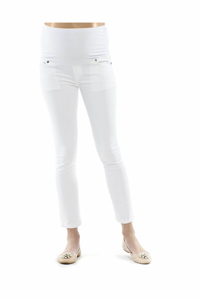 Motherway Beyaz Hamile Pantolon Pm213