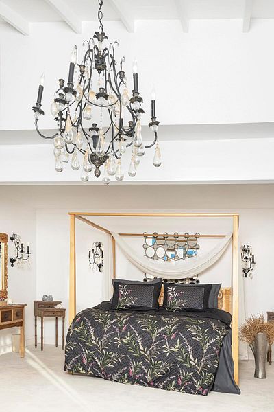 Altınbaşak Ranforce Double Duvet Cover Set - Mendes Shadows Pandora, Towel Gift