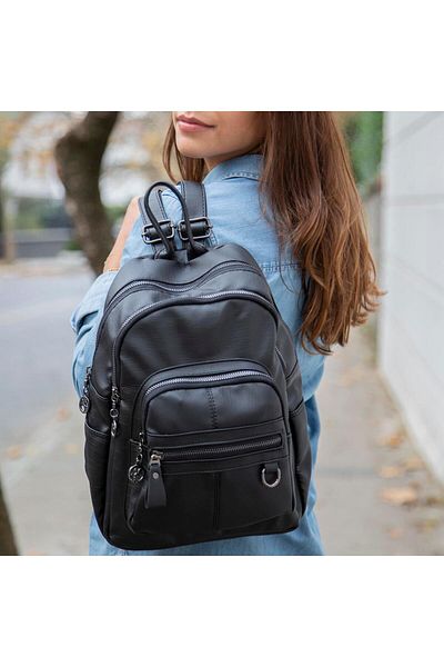 Nas Bag Women's Backpack Black Washable