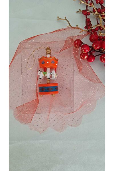 SOUL BY A&B Christmas Ornament Pine Tree - Carousel Gift, Size 8X3.5