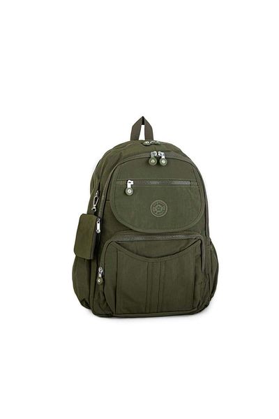 Nas Bag Unisex Harmful Chemical Free Waterproof Backpack Dark Green