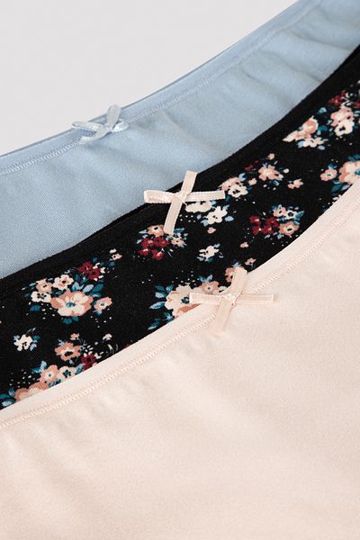 Penti Multicolored Flower Patterned 3-Piece Brazilian Panties