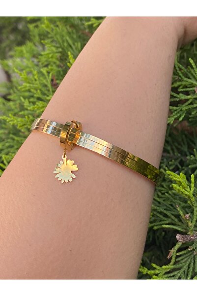 rosshine Ajda Bilezik Uyumlu Çelik Charm Çiçek Model (BİLEZİK HARİÇ)
