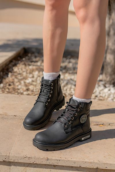 Freemax Unisex Water and Cold Guaranteed Non-Slip Rubber Sole Sturdy Winter Boots 5292 Black