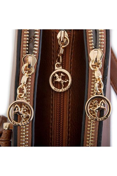 Nas Bag Geantă Crossbody de damă Brown Kosta
