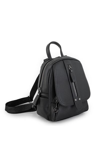 Nas Bag Black Coral Women's Backpack and Shoulder Bag - Convertible Design