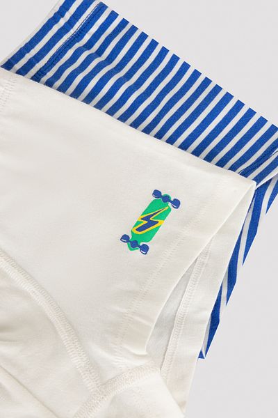 Penti Multicolored Boy's Striped 2-Piece Boxers