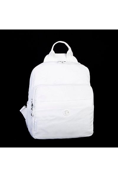 Nas Bag Λευκό γυναικείο σακίδιο πλάτης - Πολλαπλών τμημάτων, εξαιρετικά ελαφρύ και αδιάβροχο
