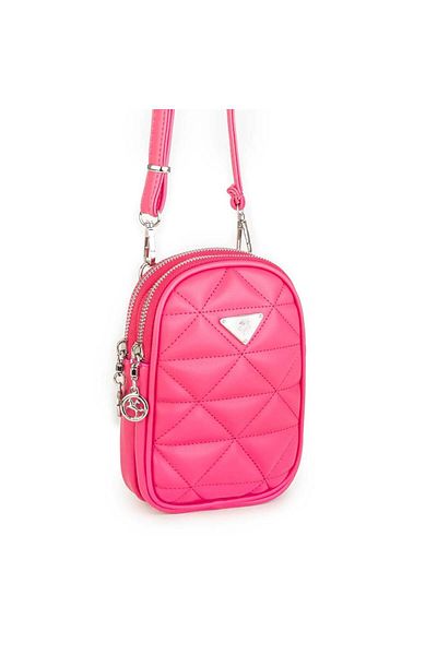 Nas Bag Geanta Crossbody Matlasata Fuchsia