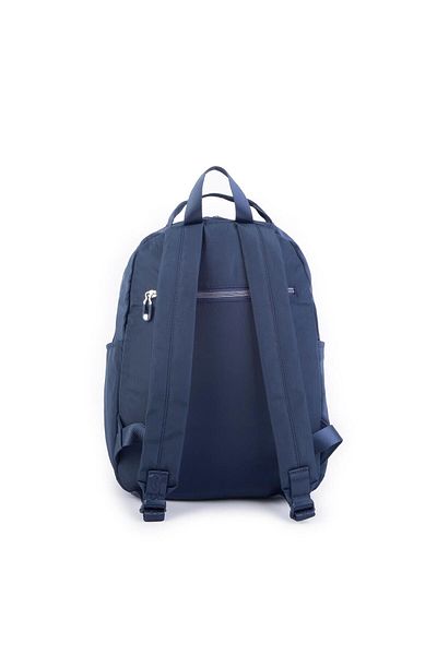 Nas Bag Navy Blue Unisex Backpack - Lightweight, Waterproof, Multi-compartment, 30x40 Cm