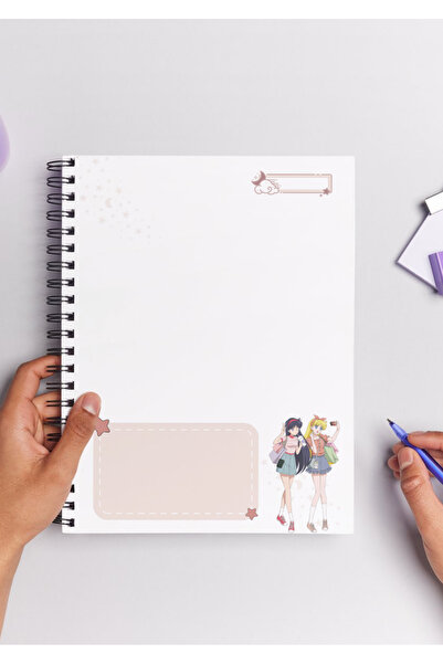 Home دفتر ملاحظات حلزوني من Sailor Moon Usagi مقاس A5 (50 ورقة)