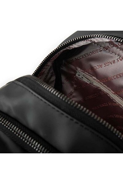 Nas Bag Women's Backpack Black Satin
