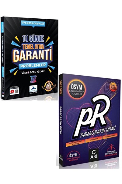 paraf yayınları 10 Günde Temel Atma Problemler Garanti & Paragrafın Ritmi Arı