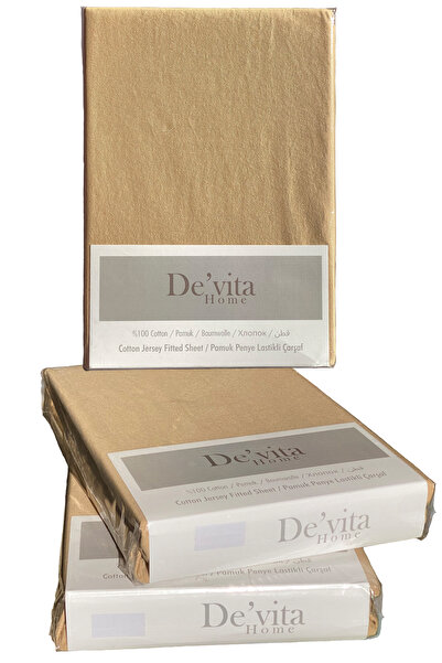 Devita Home 100% Cotton Combed Bed Sheet (Rubbered - Fitted - Double Clamshell - Single Clamshell - Battal Size)