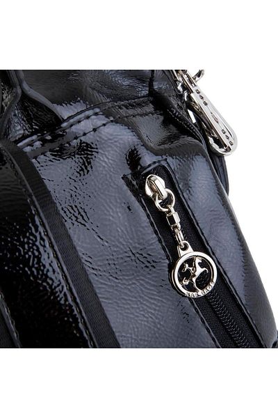 Nas Bag Black Glitter Wrinkled Women's Backpack
