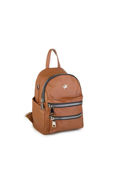 Nas Bag Γυναικείο σακίδιο πλάτης Tan Washed