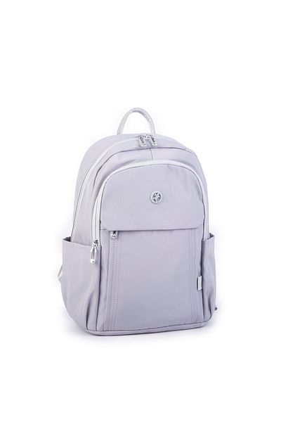 Nas Bag Gray Unisex Waterproof Multi-compartment Lightweight Sporty Backpack