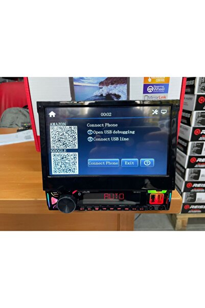 AUDİOMAX Indash Oto Teyp Bluetooth Usb Aux Miror Link