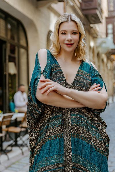 Los banditos Rochie cu umăr deschis cu gât de barcă Plus Size