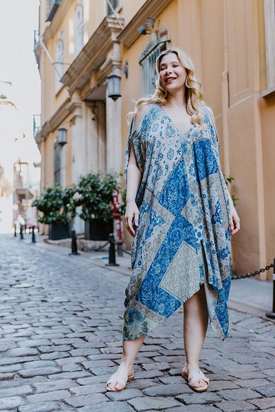 Los banditos Φόρεμα Boat Neck Open Shoulder Plus Size