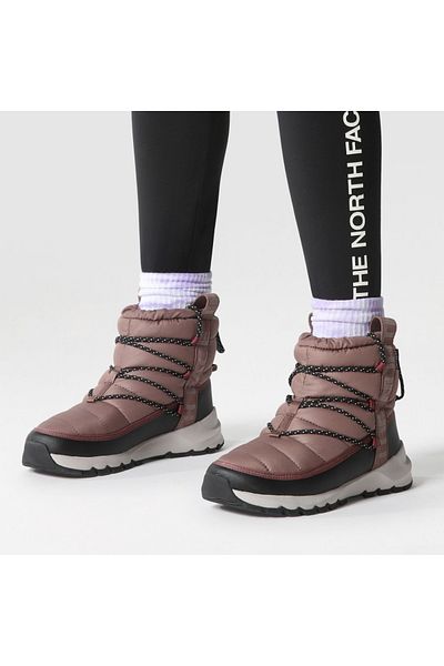 THE NORTH FACE Thermoball Lace up Waterproof Women's Pink Boots