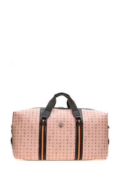 Bilik Deri Μονόγραμμα Ροζ Unisex Τσάντα Ταξιδίου Rh25 Duffle-mn