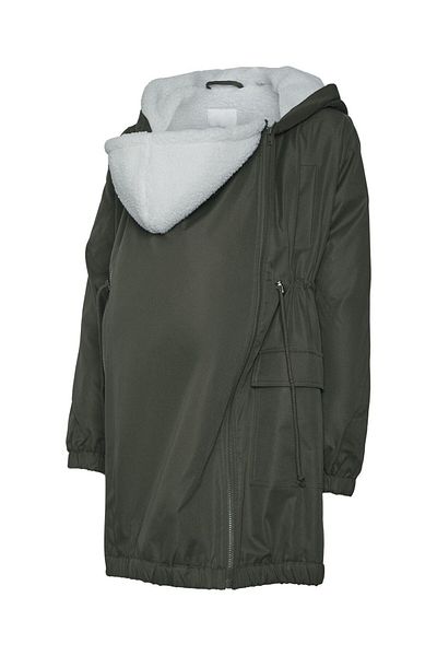 Mama Licious Jacke Kapuze Elastische Bündchen Jacke