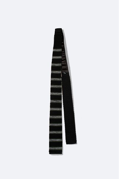 Avva Men's Navy Blue Microfiber Knit Tie A32y9902