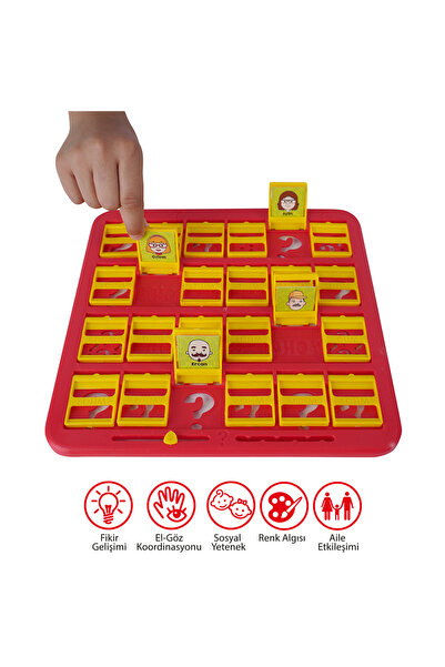 Zenotoys Who Who / Guess What - Educational and Fun Guessing Box Game with 24 Characters