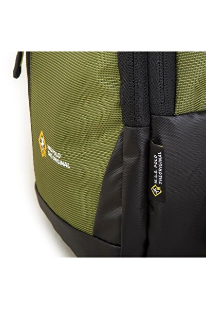 Nas Bag -Nas Polo (Waterproof) Outdoor Men's Waist and Cross Body Bag Khaki Green