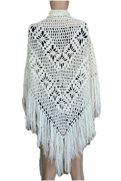 El örgüsü Yadicrochetorgu Hand knitted shawl