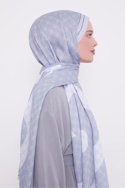 Levidor Silver L Pattern Love Shawl