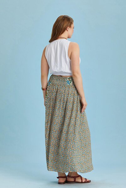 Los banditos Elastic Fără mâneci Decolteu degajat Bluză albă, elegantă, mărime mare