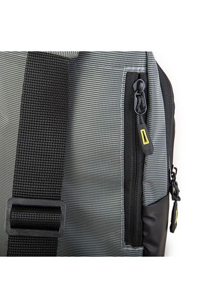 Nas Bag -Nas Polo (Waterproof) Outdoor Men's Waist and Cross Body Bag Gray Antacid