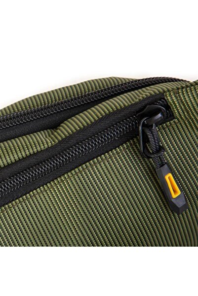 Nas Bag (Waterproof) Outdoor Functional Multi-Compartment Men's Waist and Body Bag Khaki Green