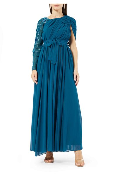 Amri Ruched Chiffon Dress