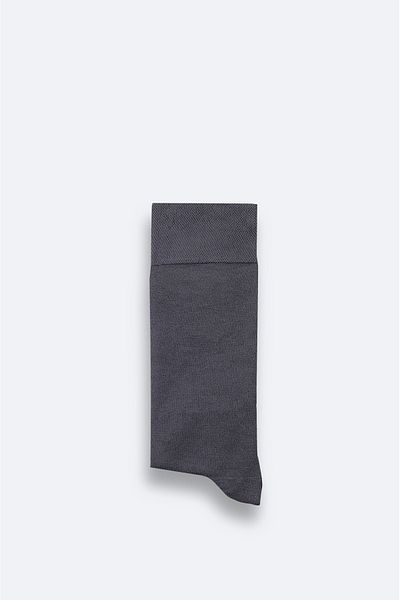 Avva Ανδρικές κάλτσες Anthracite Plain Bamboo Socket B 008505