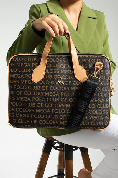 Çlk Accessories Women's Laptop Bag with Written Hand & Shoulder Strap