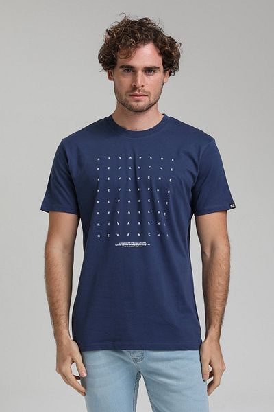 NEW WORLD POLO Crew Neck Indigo Slim Fit T-Shirt 23ssm20303