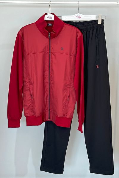 REMSA Ανδρική φόρμα Claret Red - Lycra Combed Cotton 3712