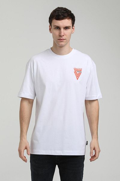 NEW WORLD POLO Crew Neck White Oversize T-Shirt 23ssm20337